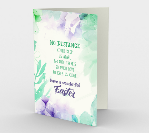 1171. No Distance Easter  Card by DeloresArt - deloresartcanada