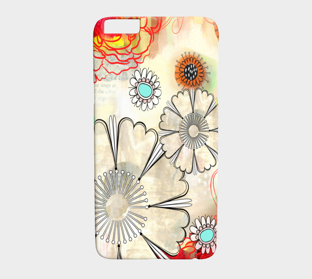 924  Floral Co Ordinate Device Case - deloresartcanada