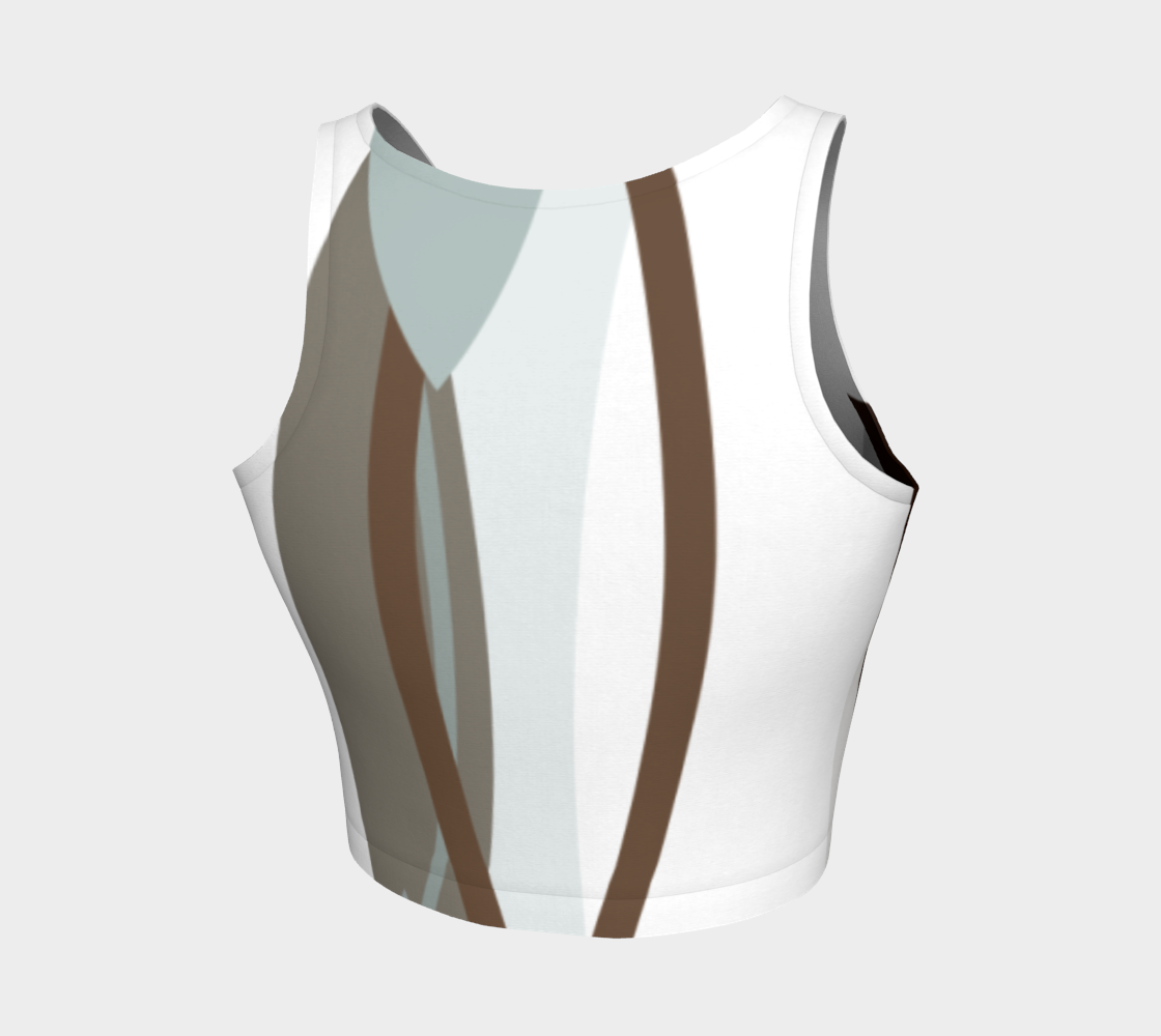 Side by Side Crop Top by Deloresart - deloresartcanada