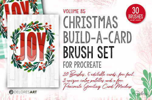 Volume 85 - Build a Card Procreate Brush and Assets