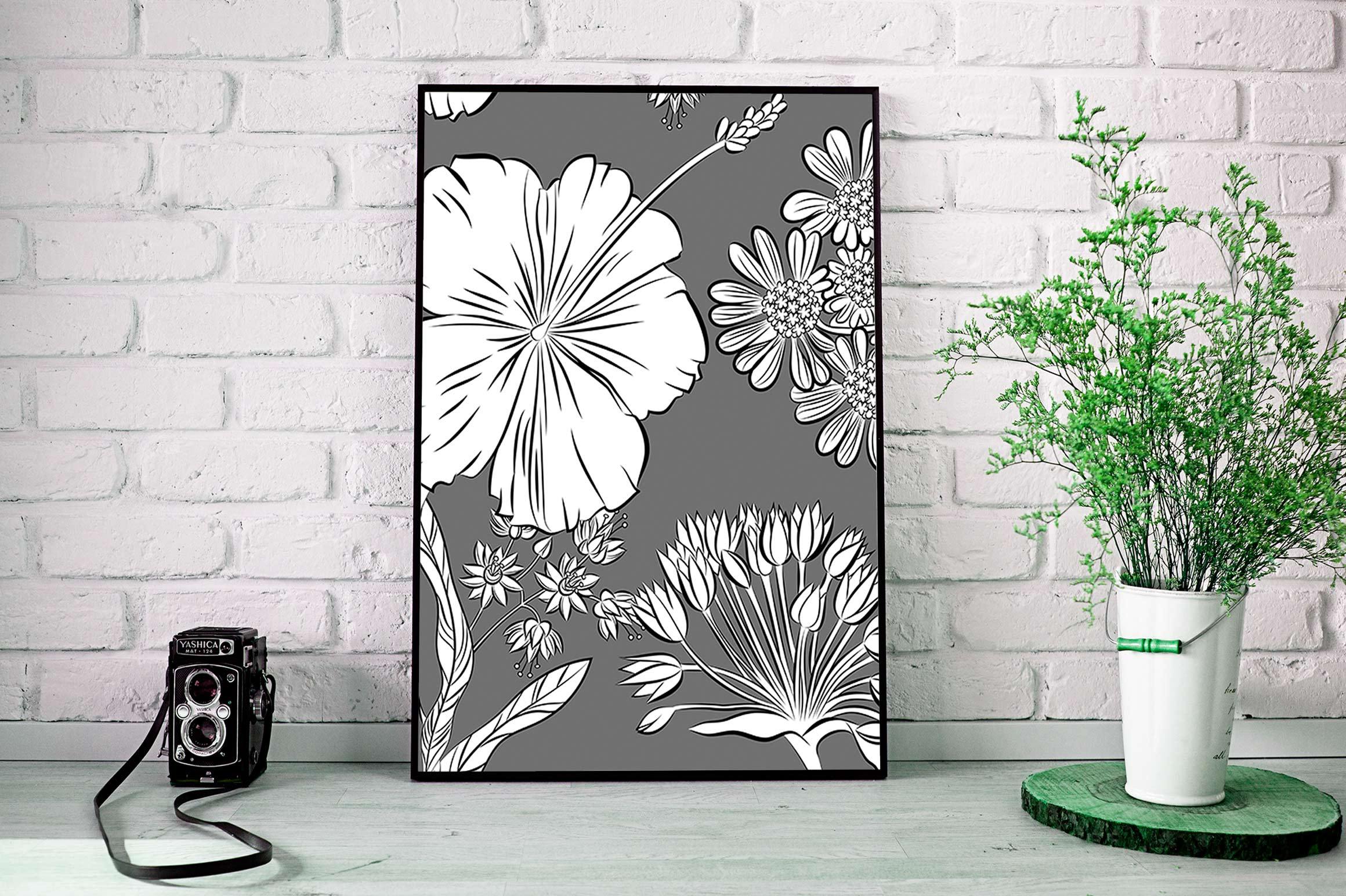 Volume 1 - Hawaii Hibiscus Enchanted Garden - deloresartcanada