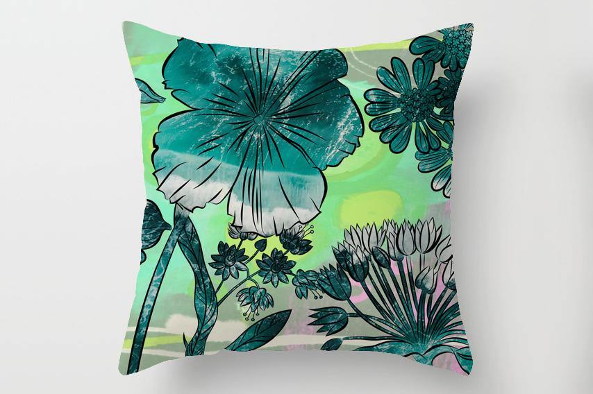 Volume 1 - Hawaii Hibiscus Enchanted Garden - deloresartcanada