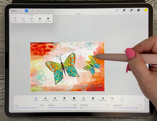 Volume 083 - Mixed Media Butterfly Asset Pack - deloresartcanada
