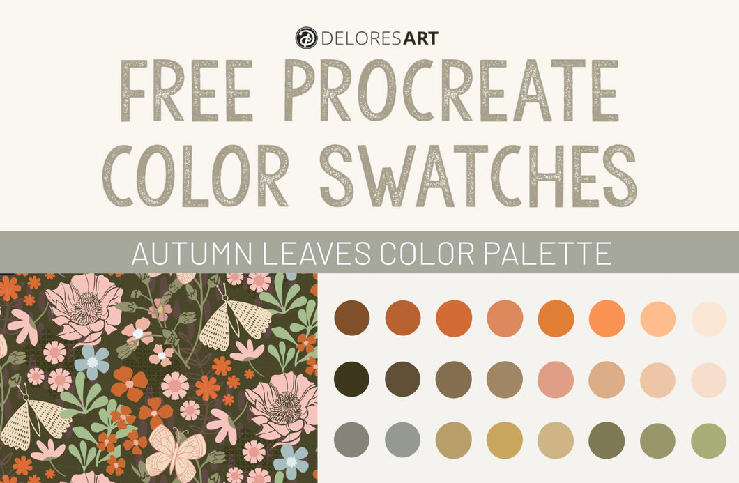Autumn Leaves Color Swatches