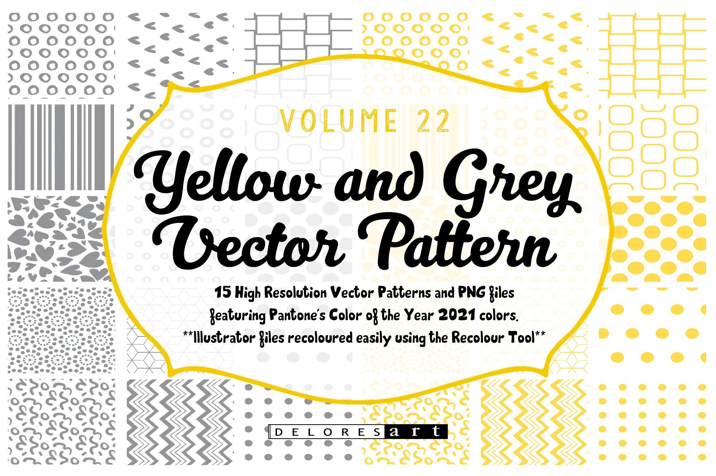 Volume 022 - Vector Patterns in Yellow