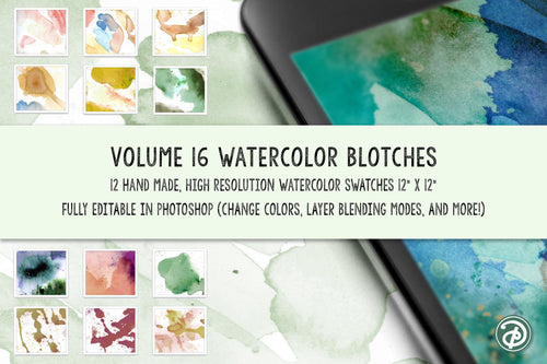 Volume 016 - Watercolor Blotches
