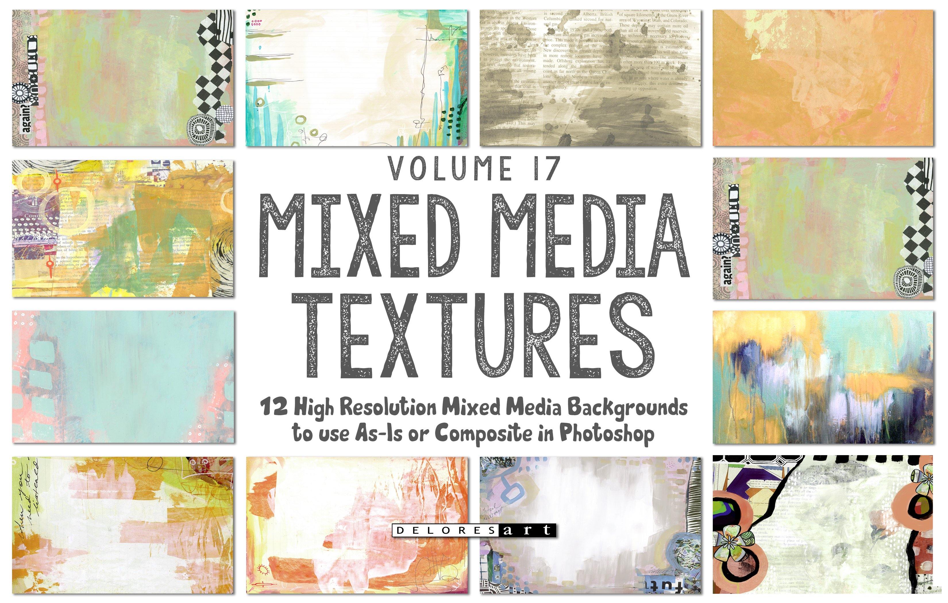 Volume 17 - Grunge Texture Assortment - deloresartcanada