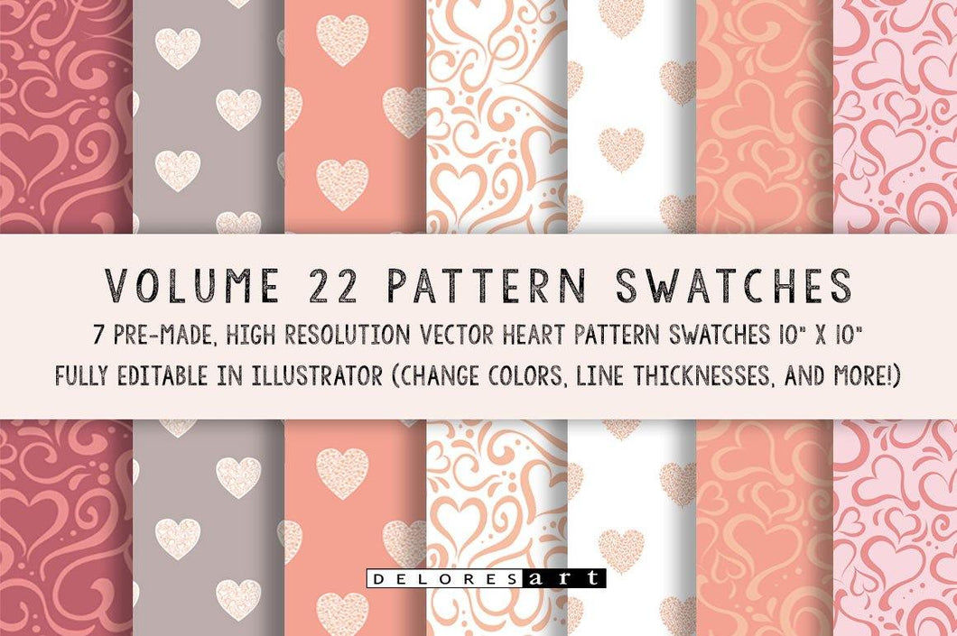 Volume 22 - Luscious Hearts Assortment - deloresartcanada