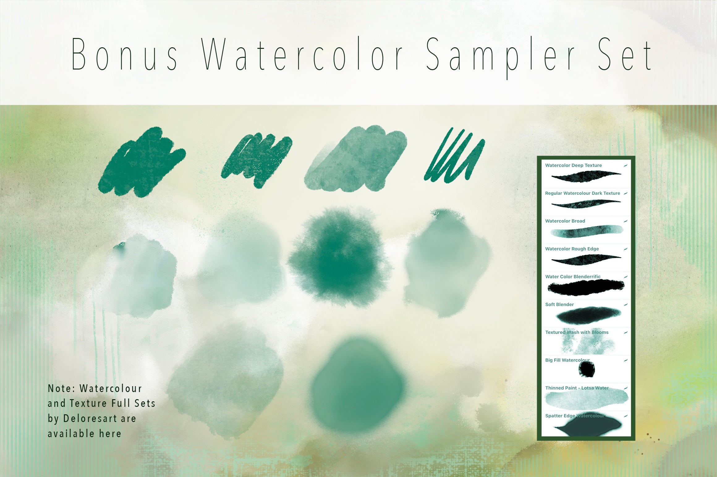 Volume 039 - Ferny Plants and Leaves Procreate Stamp Brushes