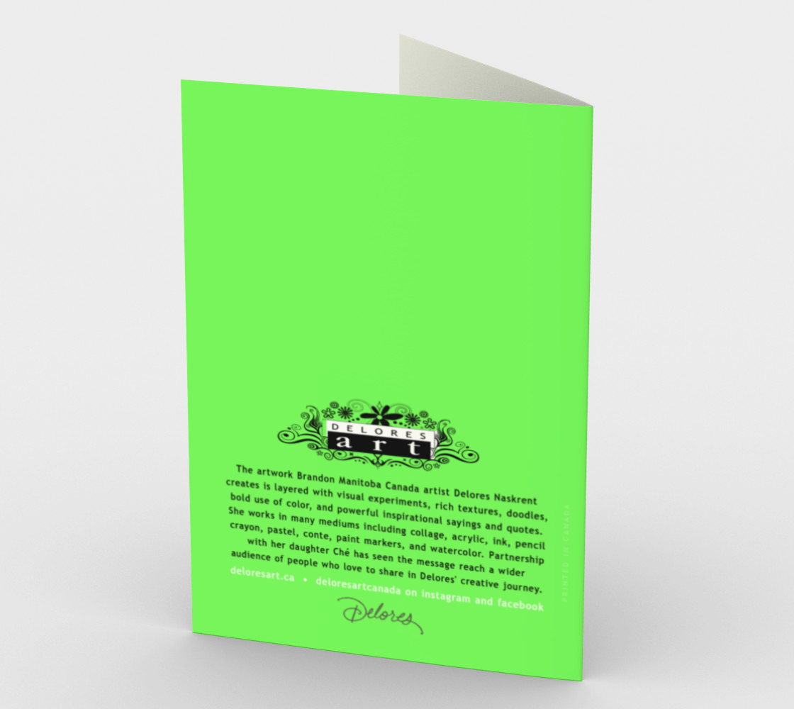 1190. TGIF  Card by DeloresArt