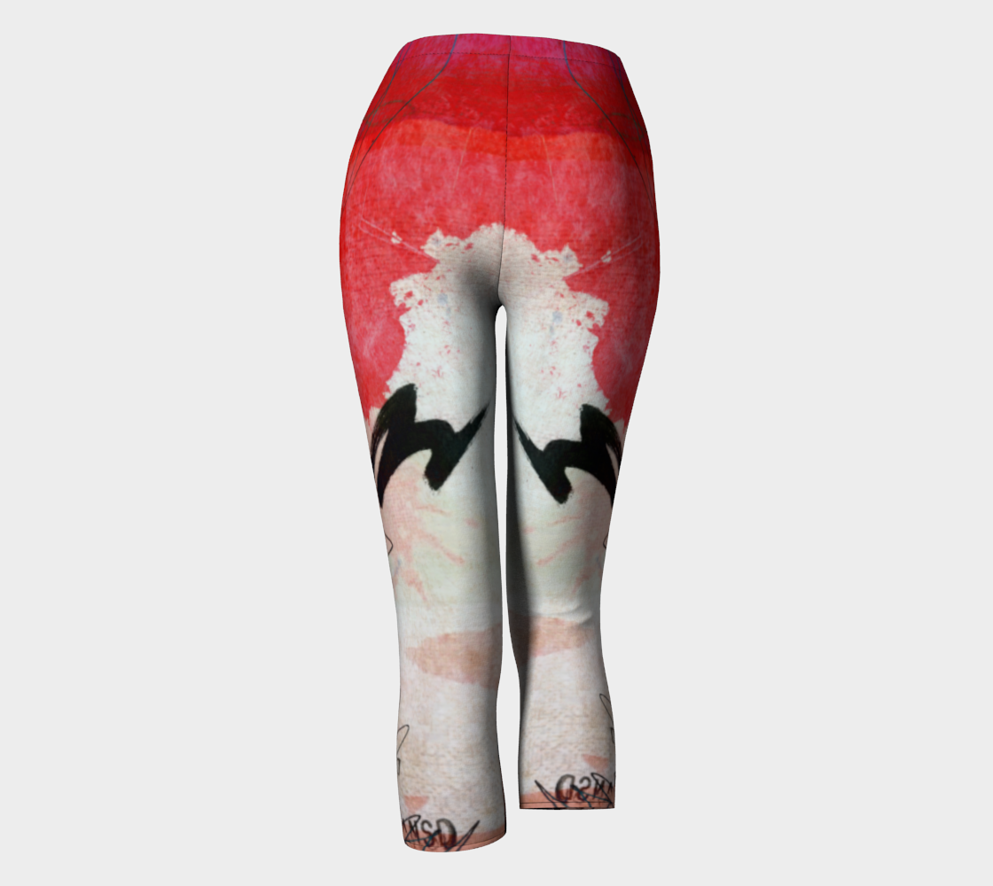 Red Panic Capris by  Deloresart - deloresartcanada