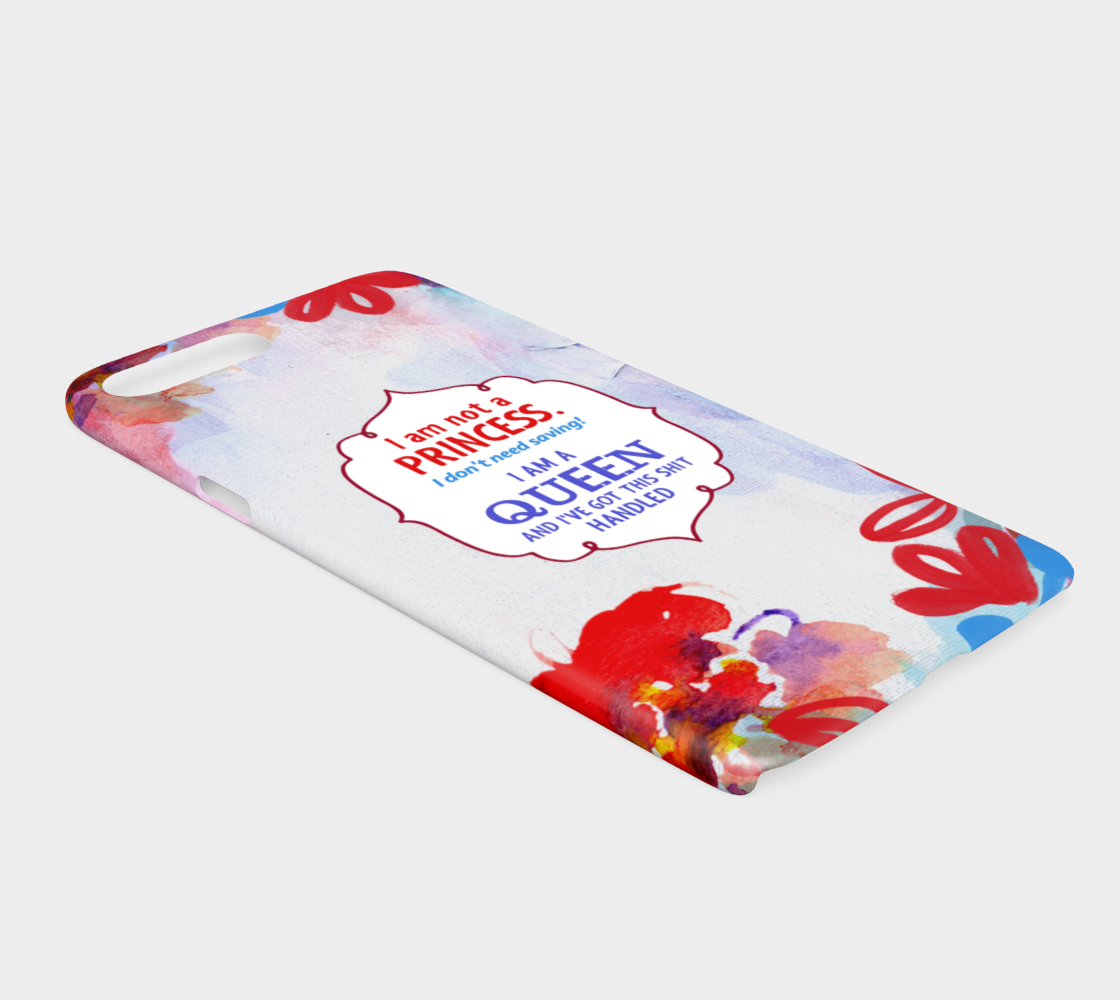 754  I Am A Queen Device Case - deloresartcanada