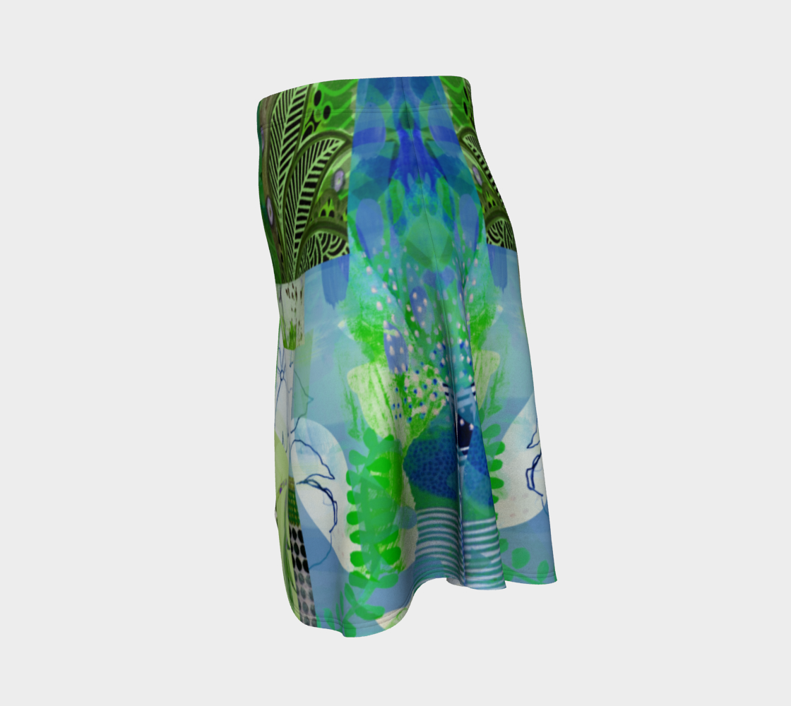 Lush Culture Flare Skirt by Deloresart