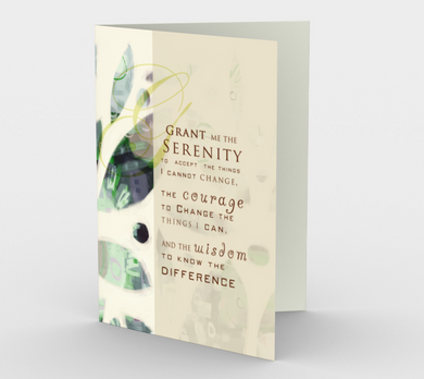 1309. Grant Me Serenity v.5  Card by DeloresArt