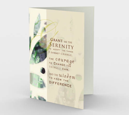 1309. Grant Me Serenity v.5  Card by DeloresArt