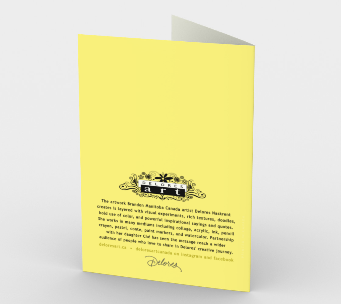 1186. Thank You  Card by DeloresArt
