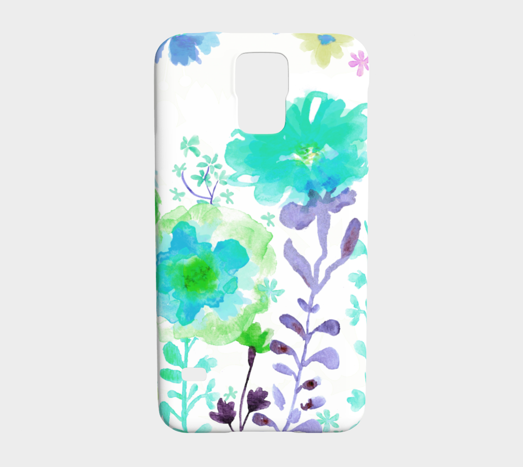 Grandma's Garden Device Case - deloresartcanada