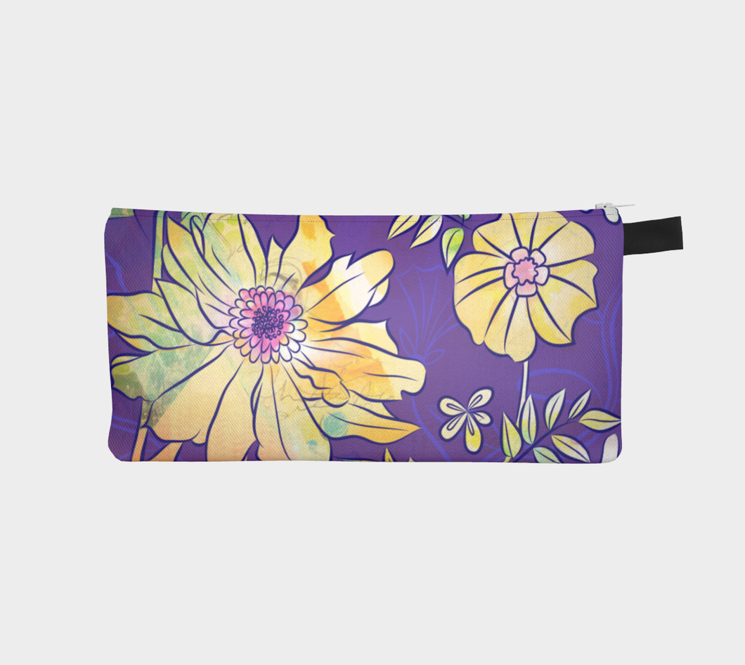 Francella Floret Pencil Case by Deloresart