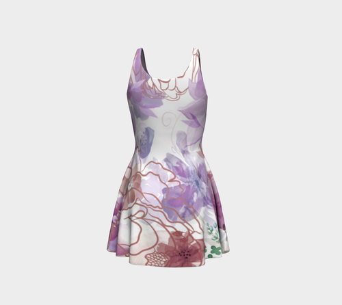Rosie Outlook Muted Flare Dress by Deloresart