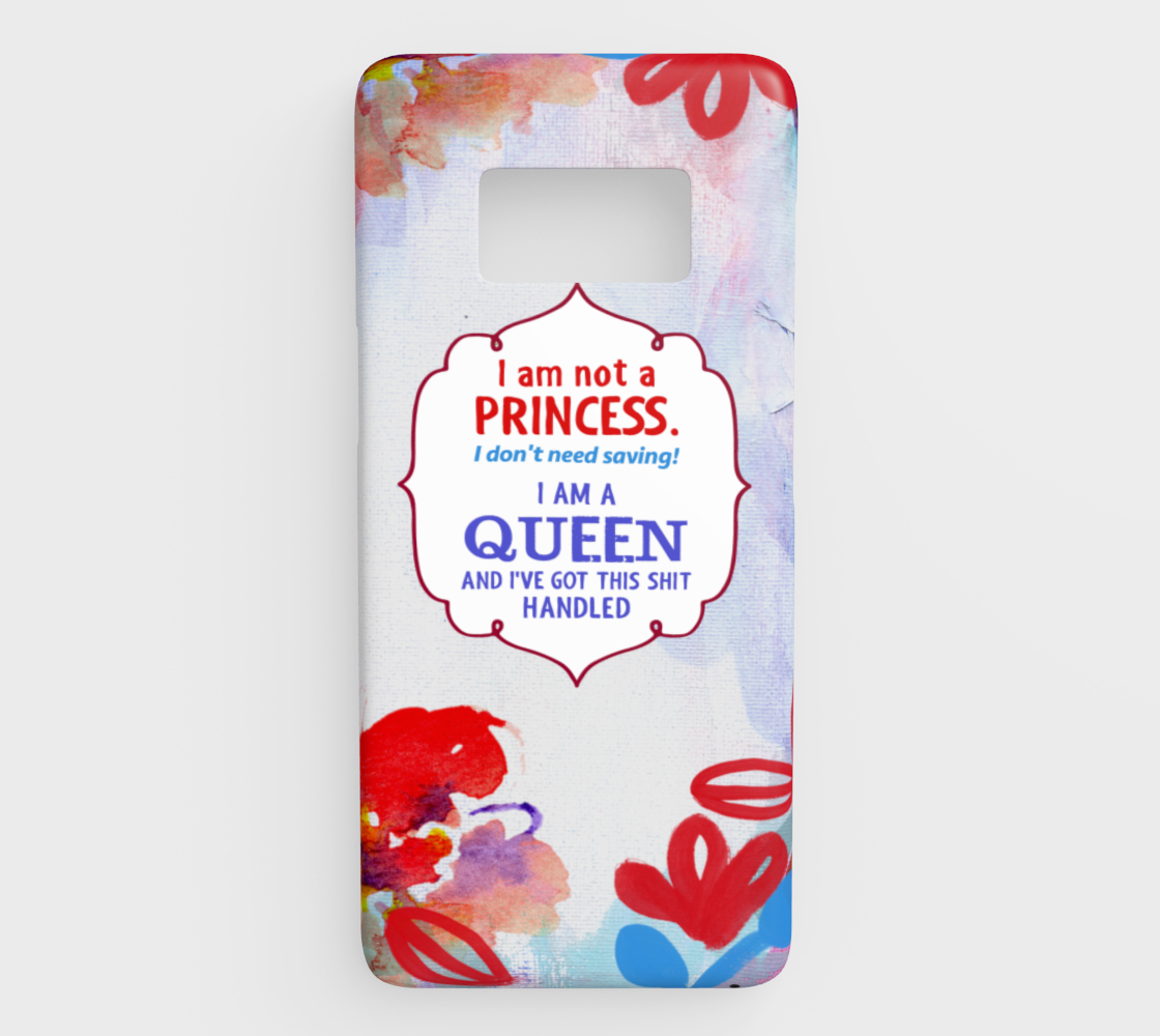 754  I Am A Queen Device Case - deloresartcanada