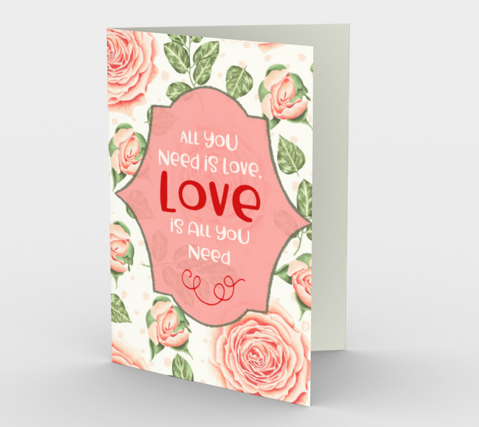1154. All You Need Is Love v.2  Card by DeloresArt