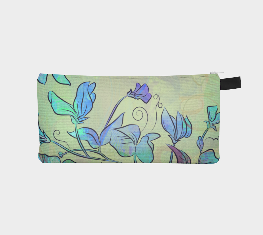 Queen Sweet Pea Pencil Case by Deloresart