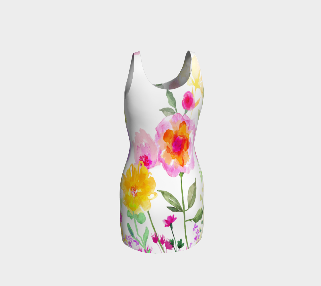 St. Mike's Garden Bodycon Dress by Deloresart