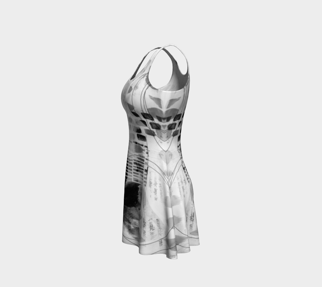 General Studies B & W Dress by Deloresart