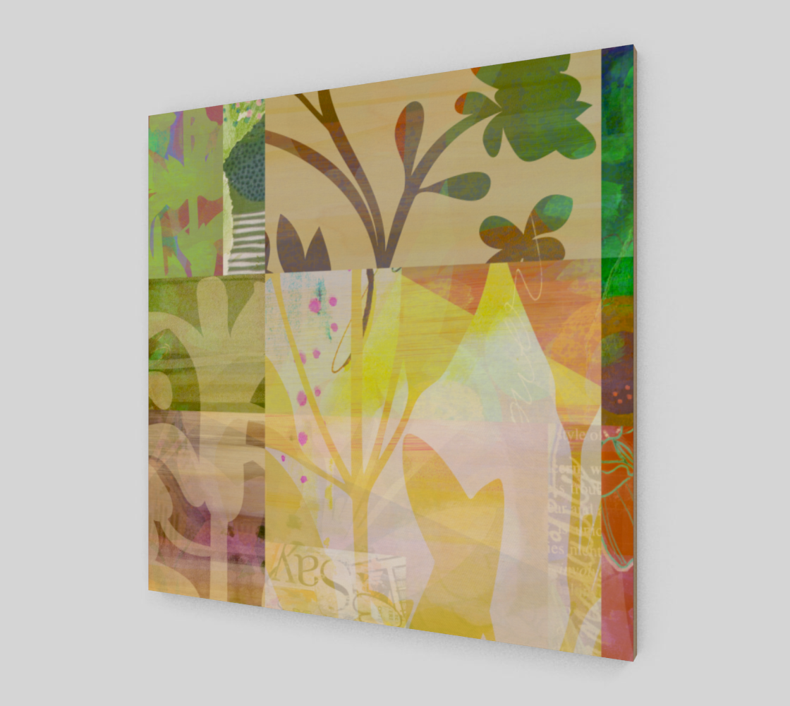 537 Perennials at Dusk Art by Delores Naskrent - deloresartcanada