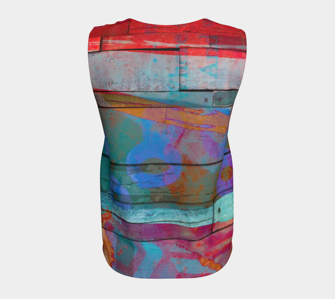 Drinking Rum Loose Tank - deloresartcanada