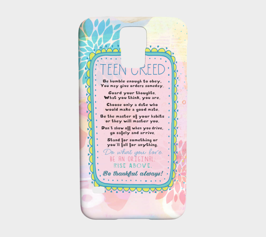 308  Teen Creed Device Case - deloresartcanada