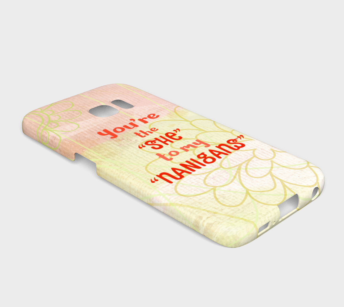 841  She To My Nanigans Device Case - deloresartcanada
