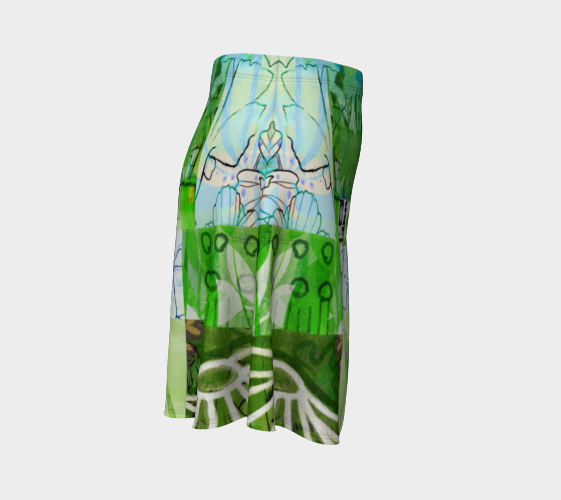 Lush Culture Flare Skirt by Deloresart