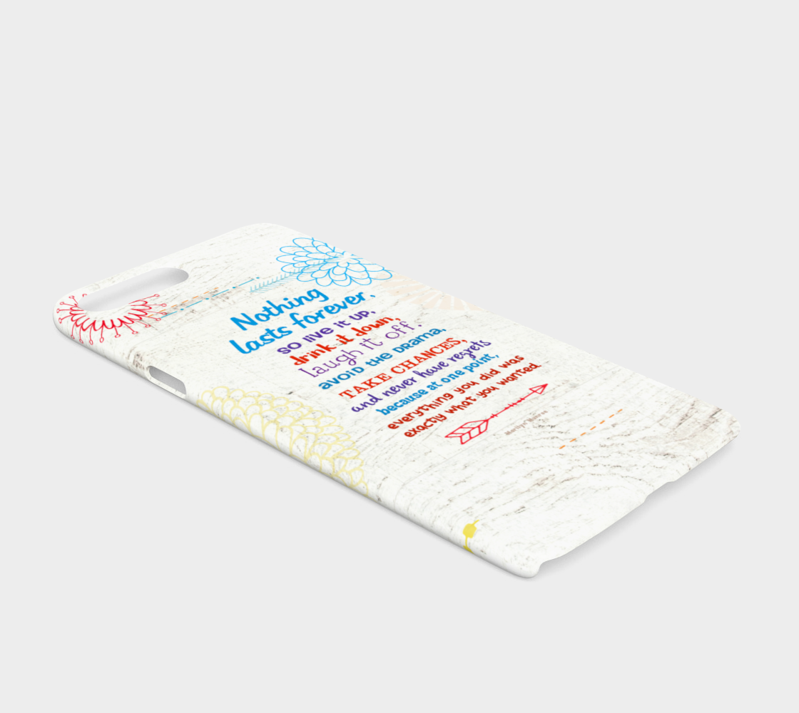 722  Nothing Lasts Forever Device Case - deloresartcanada