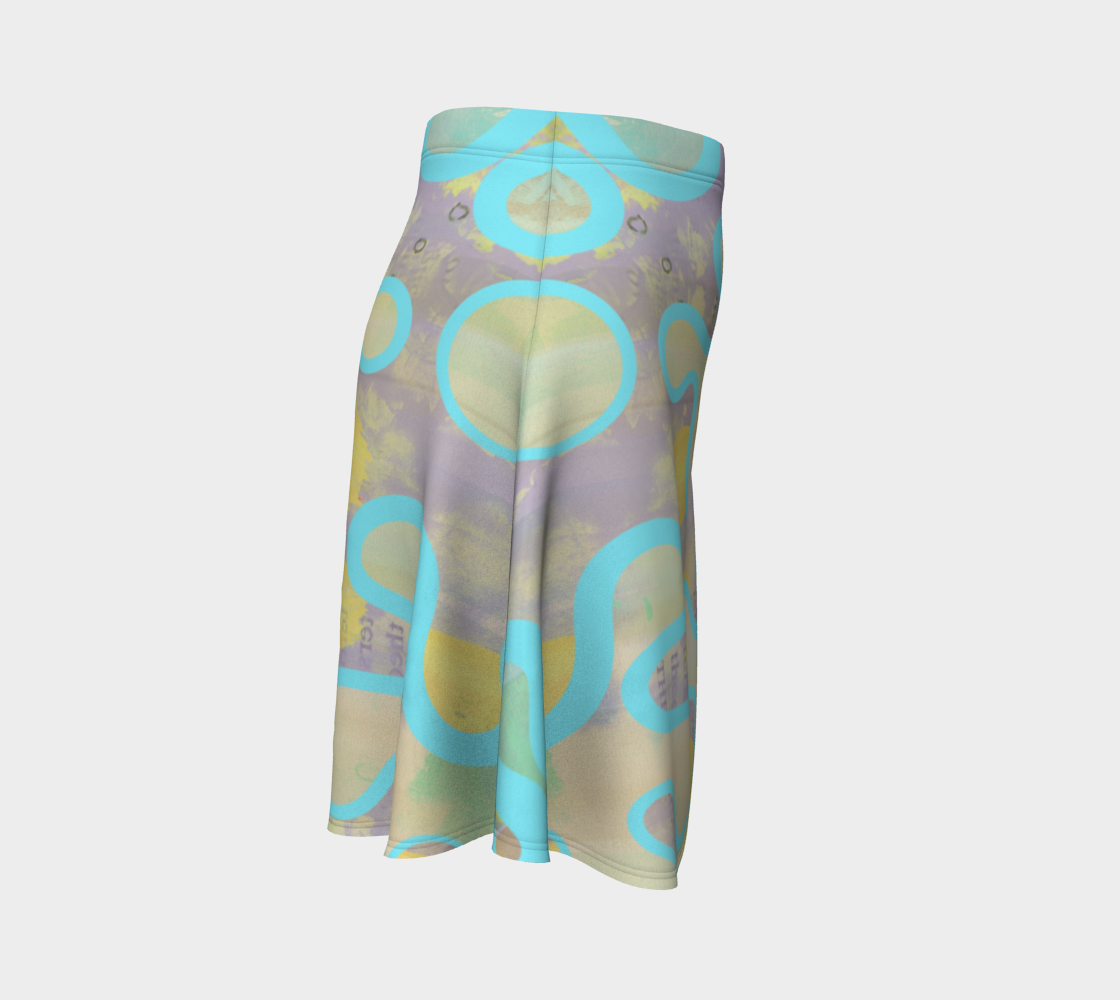 Sassy Serpentine Flare Skirt by Deloresart