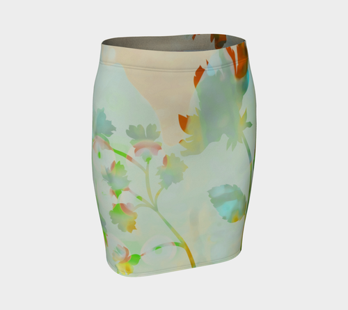 Francella Silhouette Fitted Skirt by Deloresart - deloresartcanada