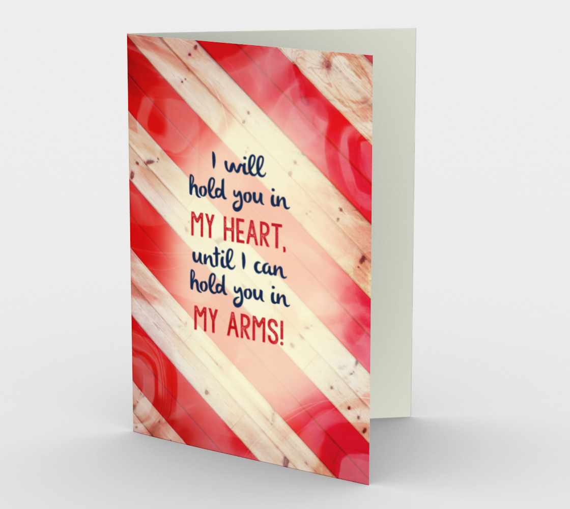 1386 Hold You In My Heart Card by Deloresart - deloresartcanada