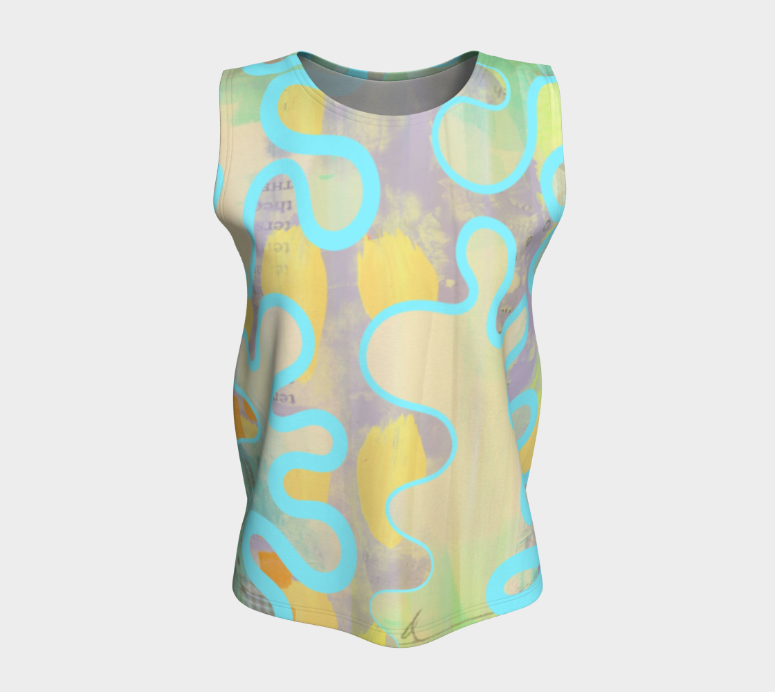 Sassy Serpentine Loose Tanl - deloresartcanada