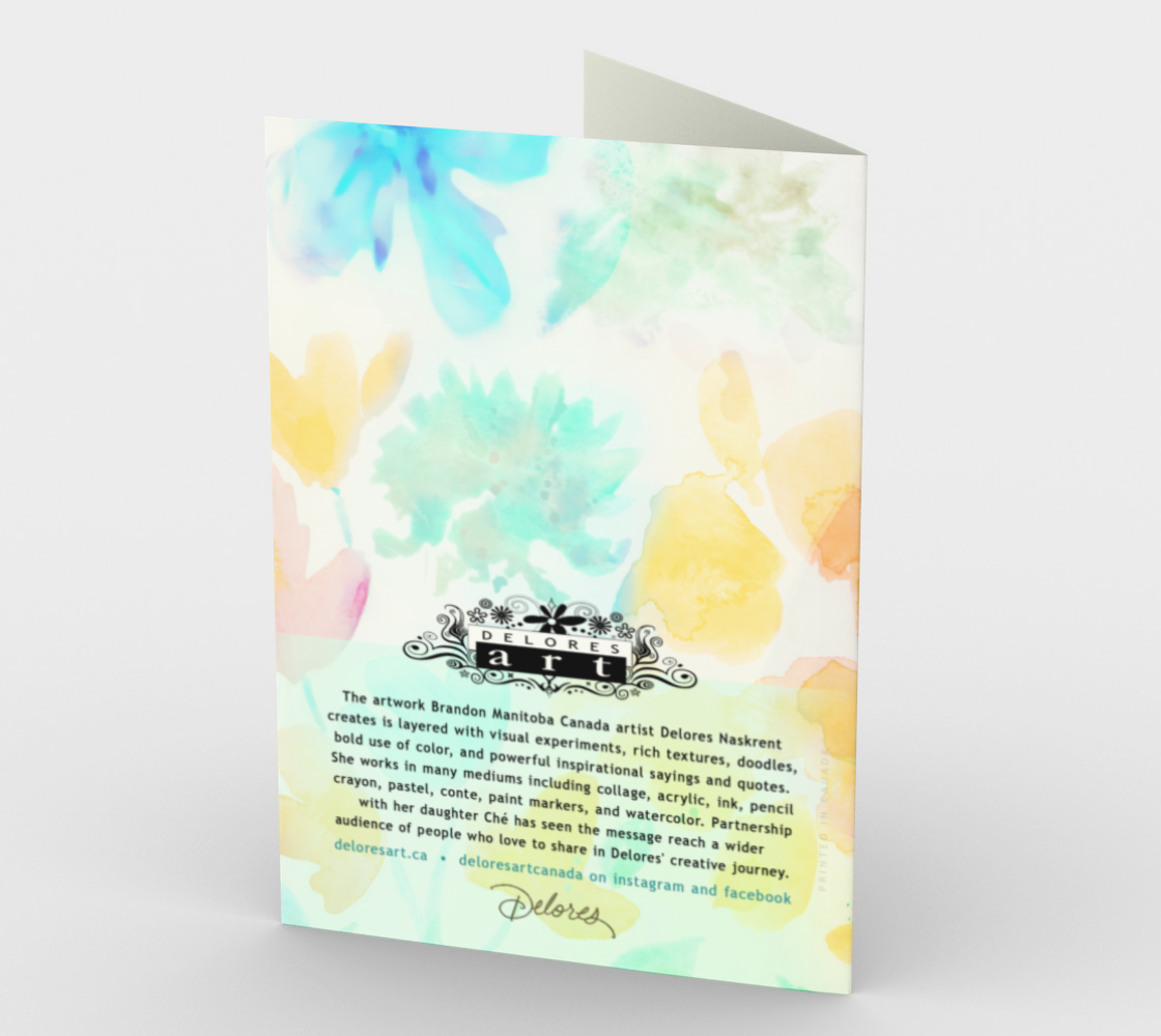 1292. Baptism/Showered w/ Blessings  Card by DeloresArt