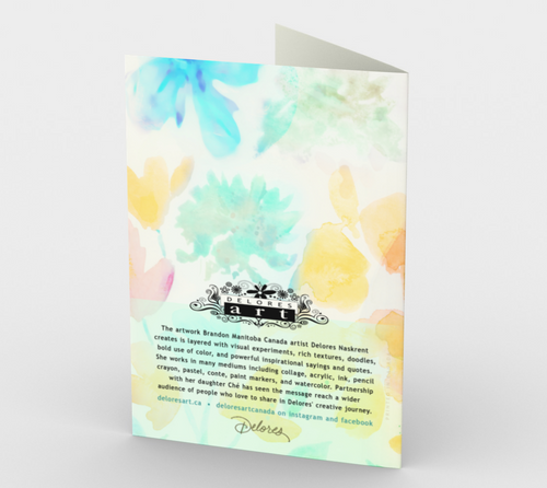 1292. Baptism/Showered w/ Blessings  Card by DeloresArt - deloresartcanada