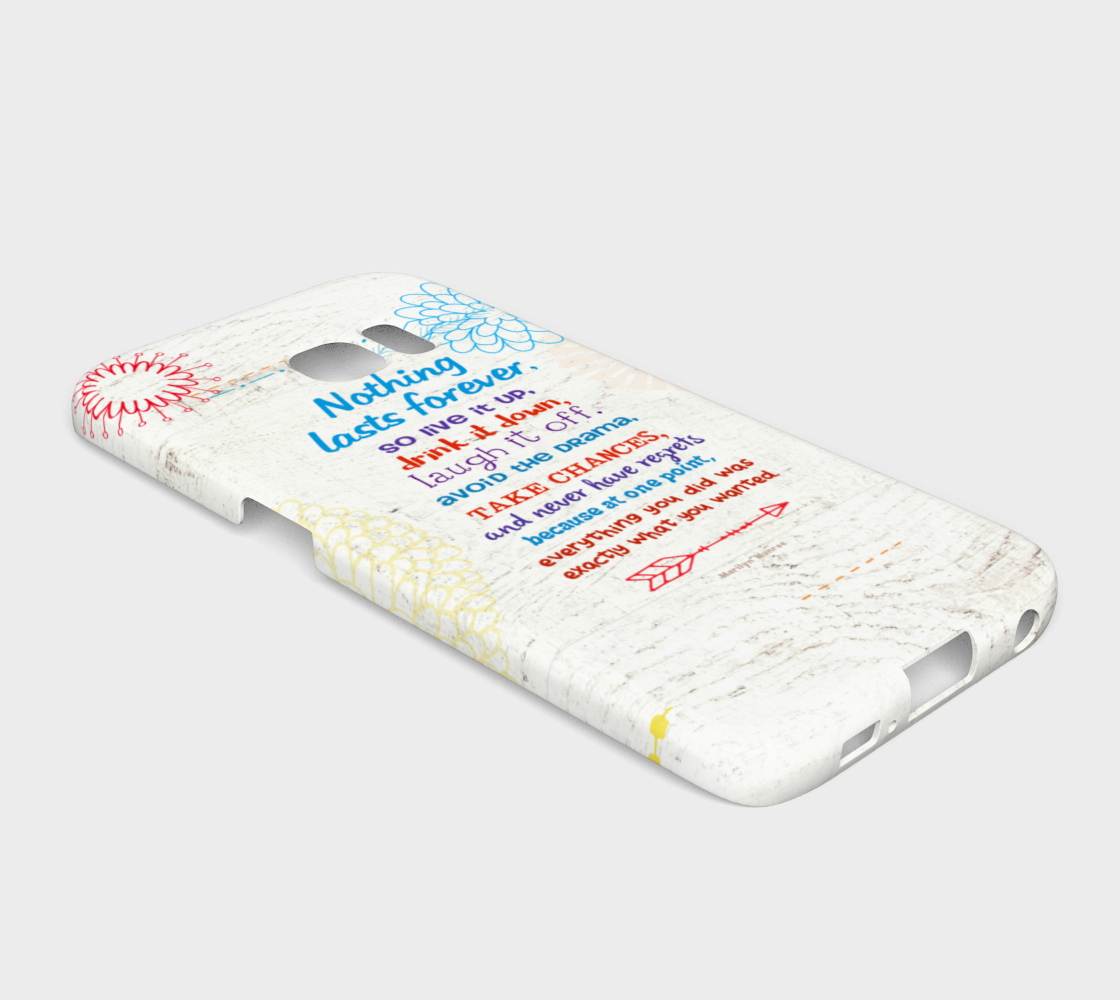 722  Nothing Lasts Forever Device Case - deloresartcanada