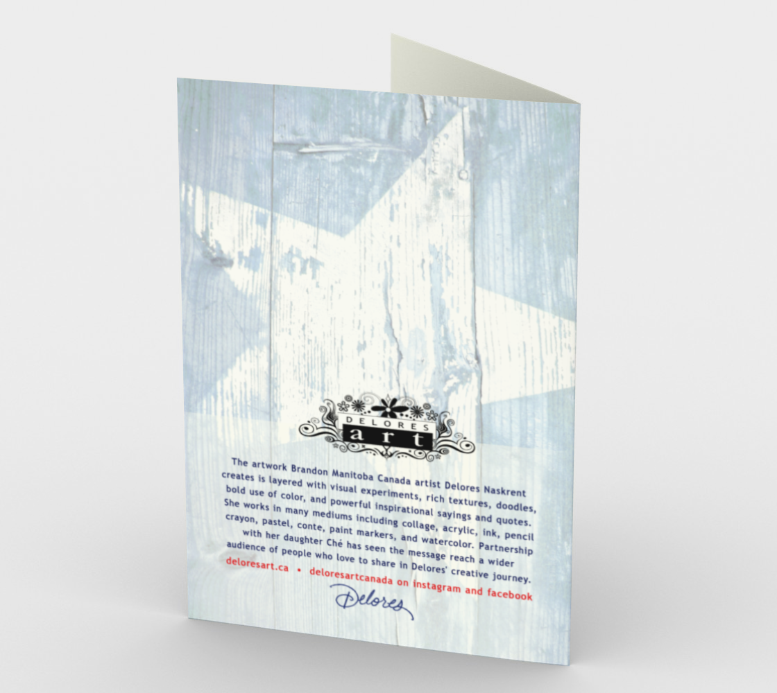 1365 America Stands Strong Card by Deloresart - deloresartcanada
