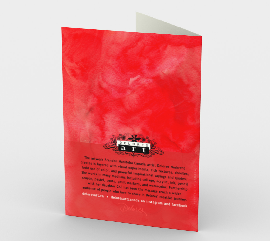 1421 Love You All The Time Card by Deloresart - deloresartcanada