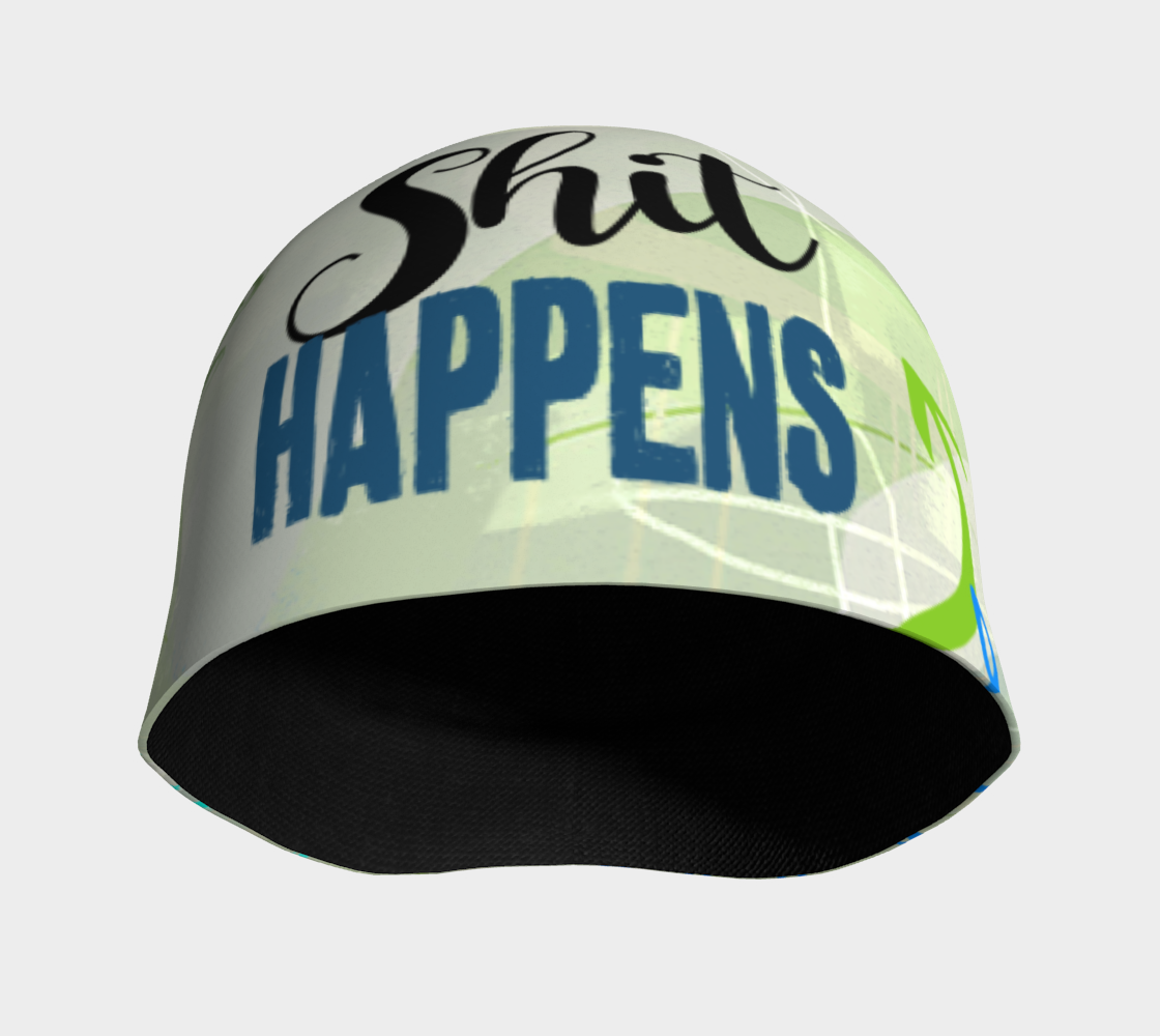 Shit Happens Beanie by Deloresart