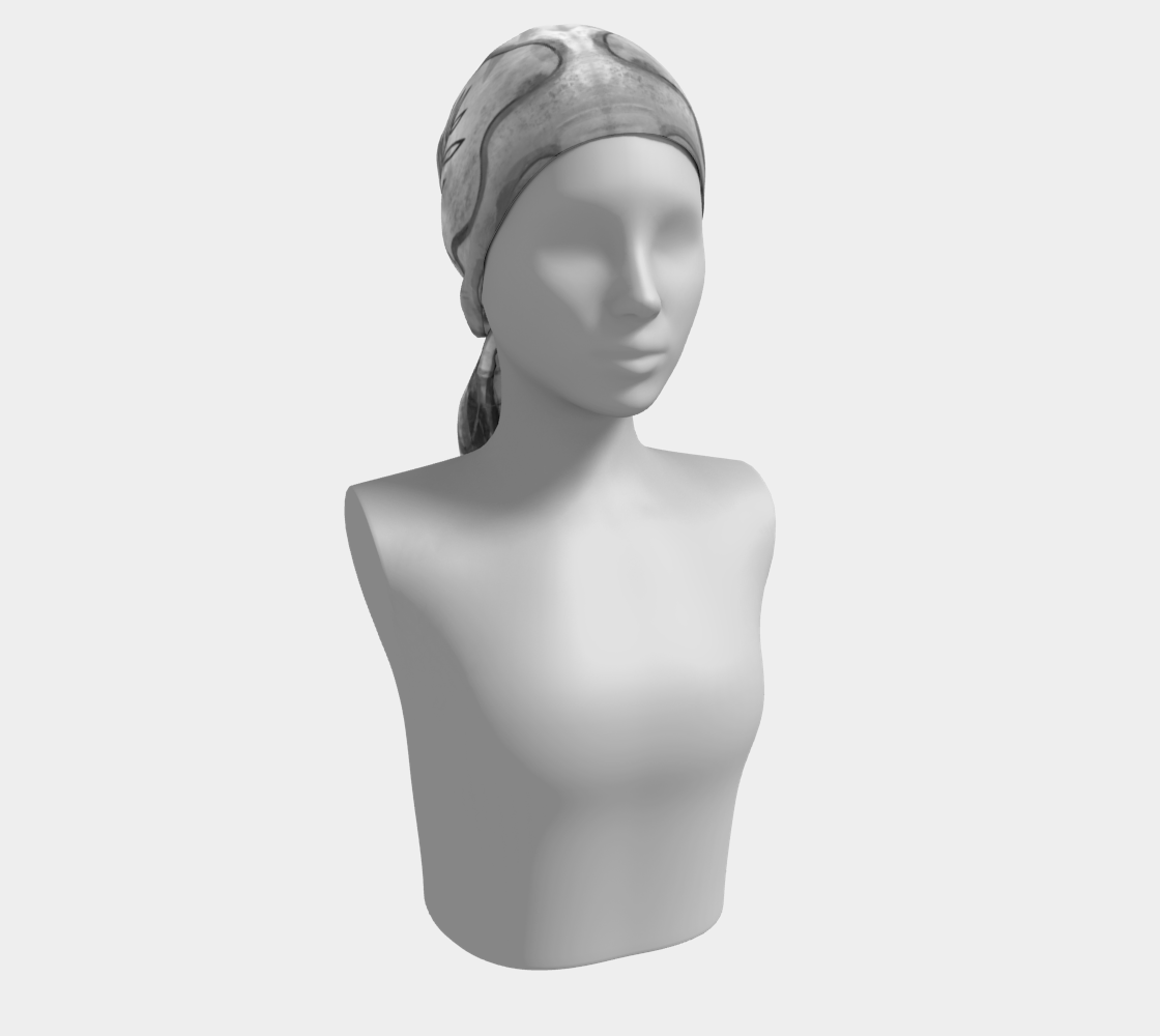 Grey Garden Scarf by Deloresart