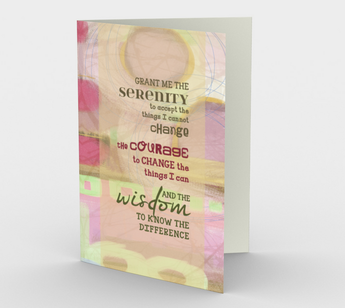 1308. Grant Me Serenity v.4  Card by DeloresArt