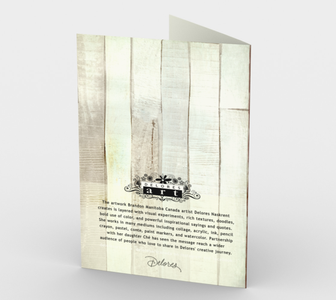 1397 Another Day, Another Blessing Card by Deloresart - deloresartcanada