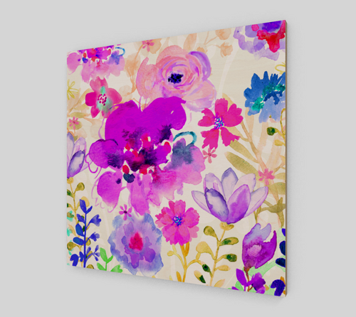 Magenta Floral - deloresartcanada