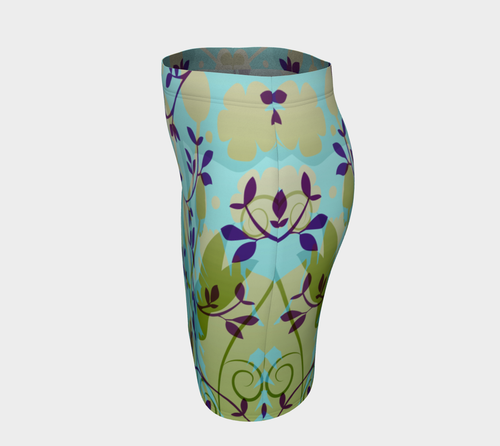 Fanciful Forest Fitted Skirt by Deloresart - deloresartcanada