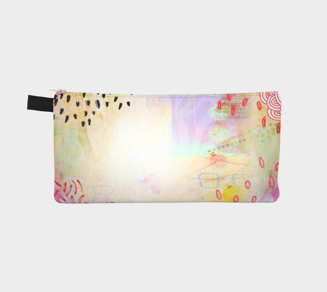 I Love Us Pencil Case by Deloresart